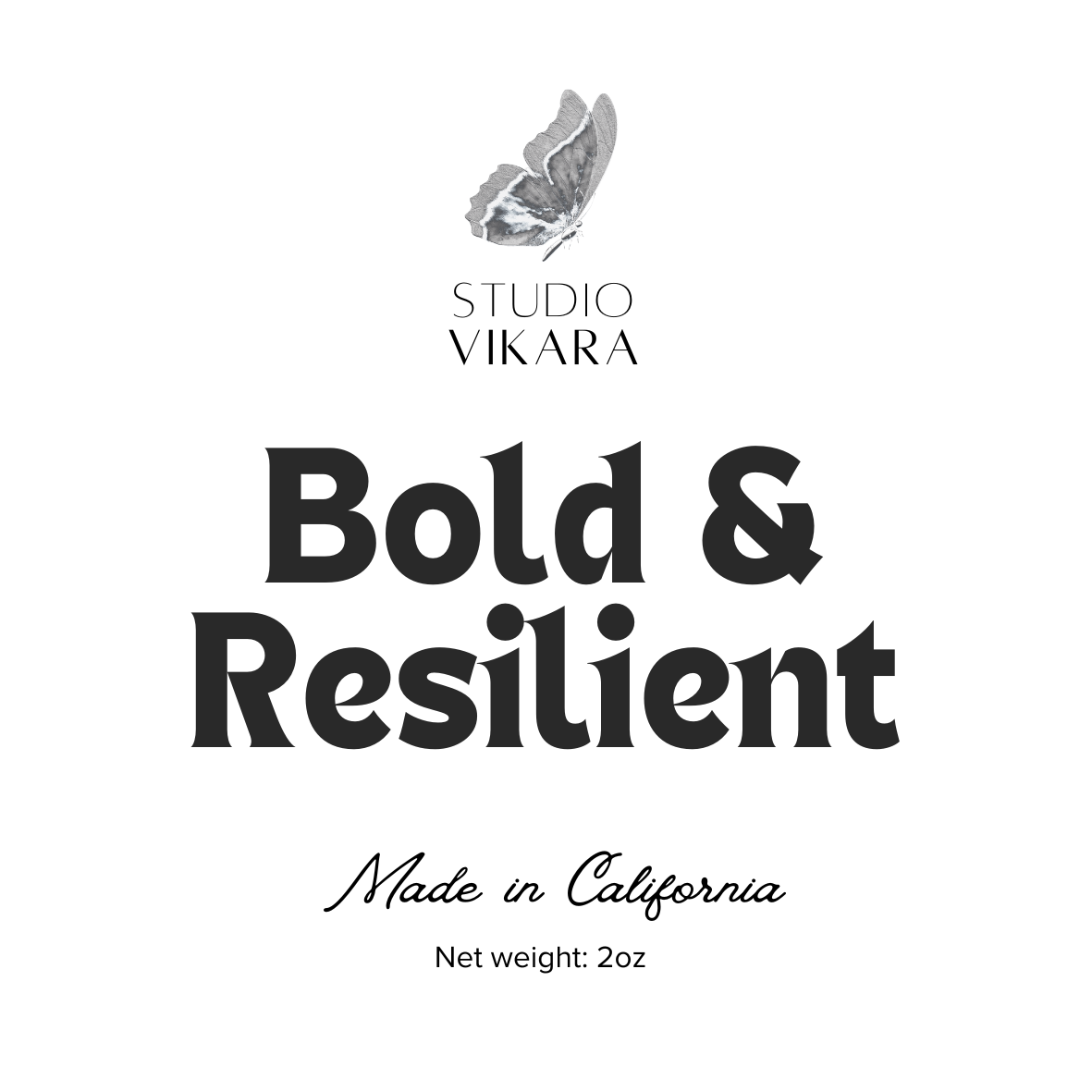 Bold & Resilient 2oz Travel Tin