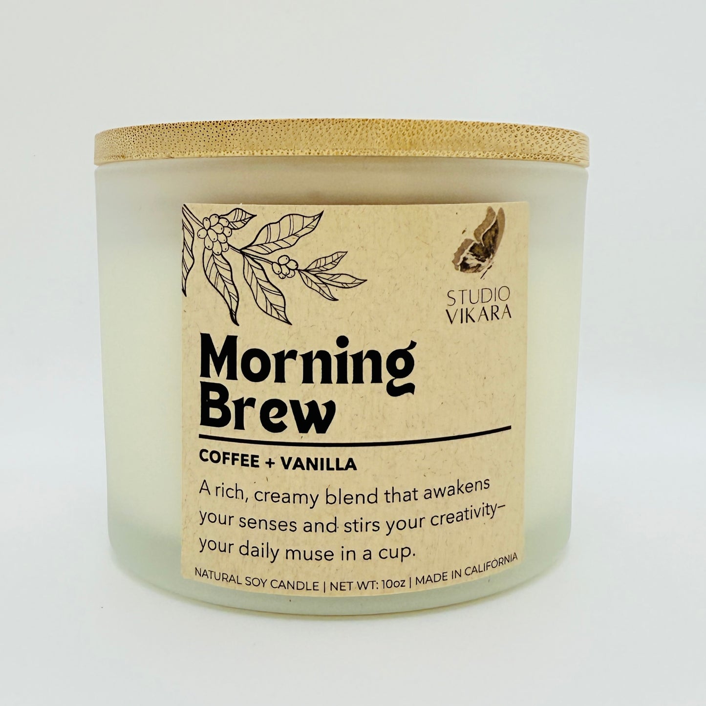 Morning Brew 10oz scented soy candle