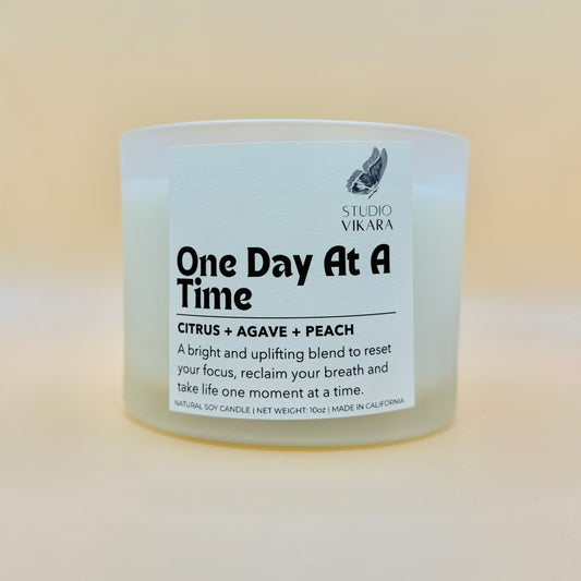 One Day At A Time 10oz Scented Candle