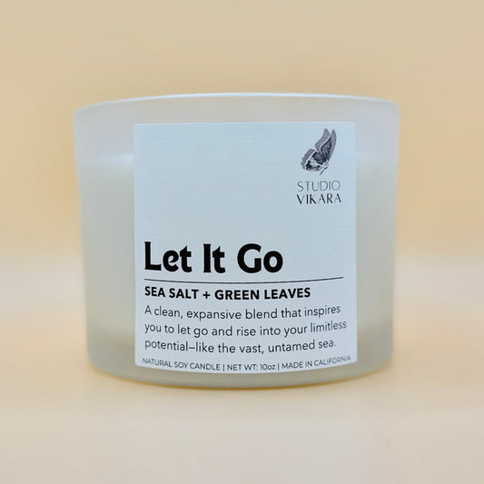 Let It Go 10oz Scented Candle